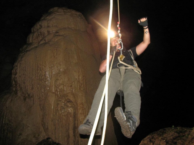 Finalizando el rappel